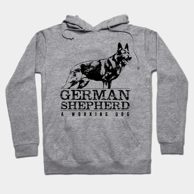 German Shepherd Dog - GSD Hoodie by Nartissima